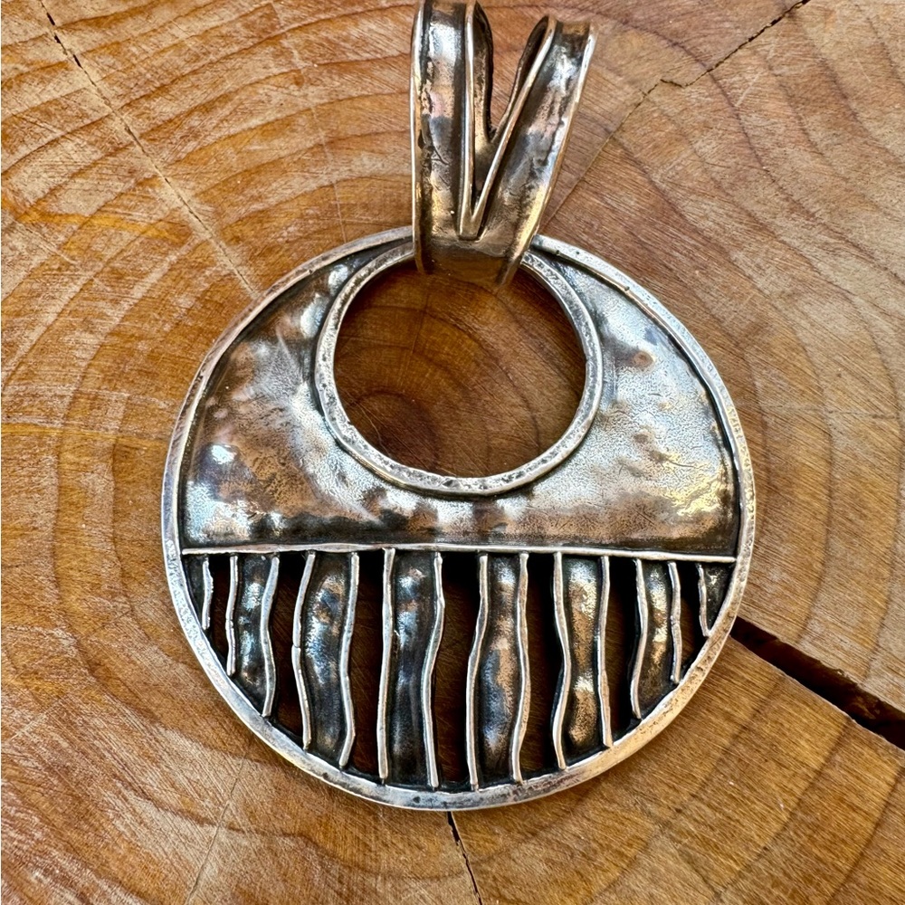 Very large Silpada sterling silver pendant charm